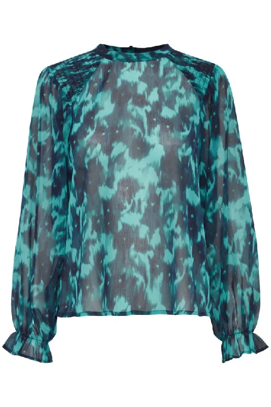 Florro Blouse Double Button Blouse