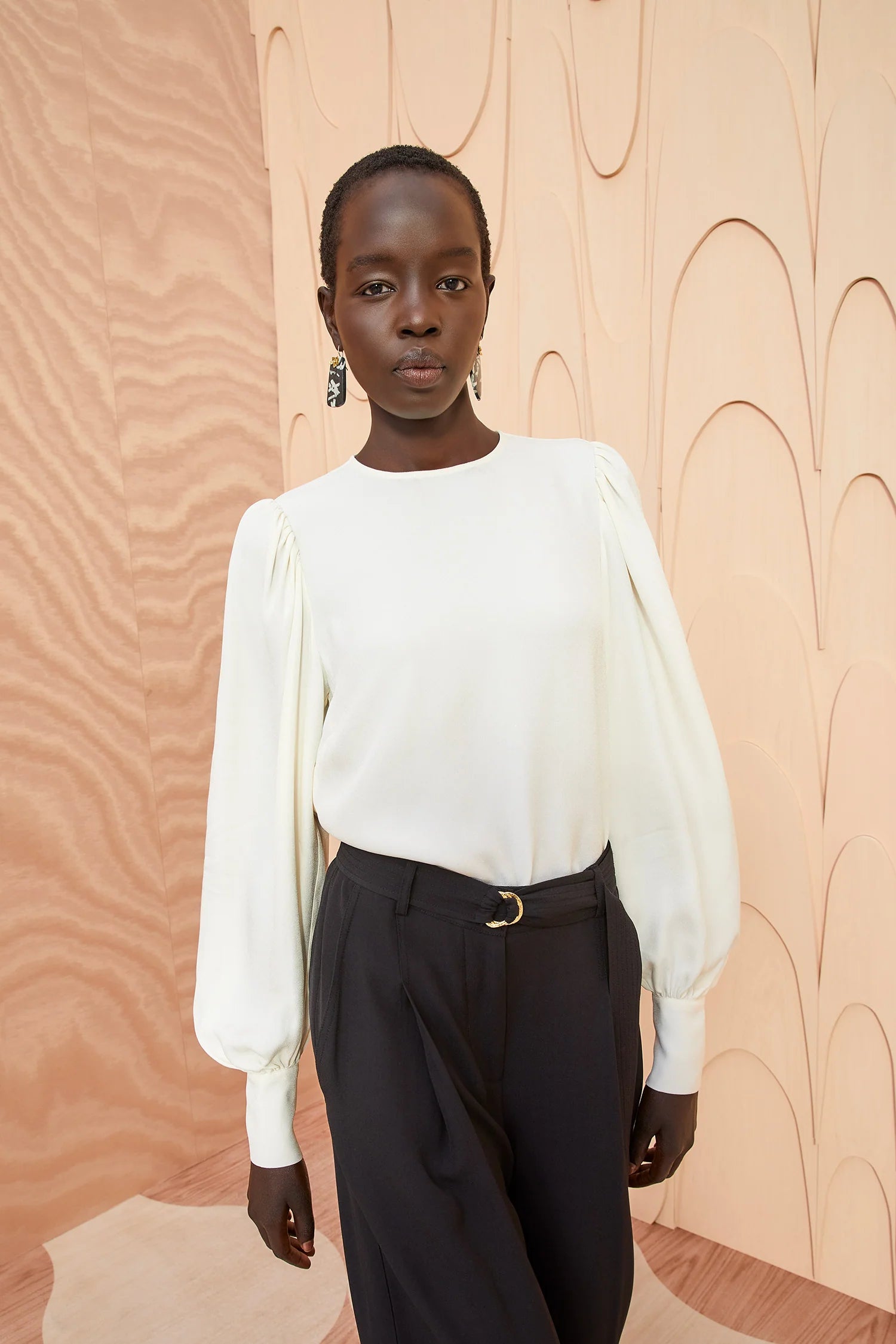 Lilliana Blouse - Pristine Feminine Ruffle Blouse