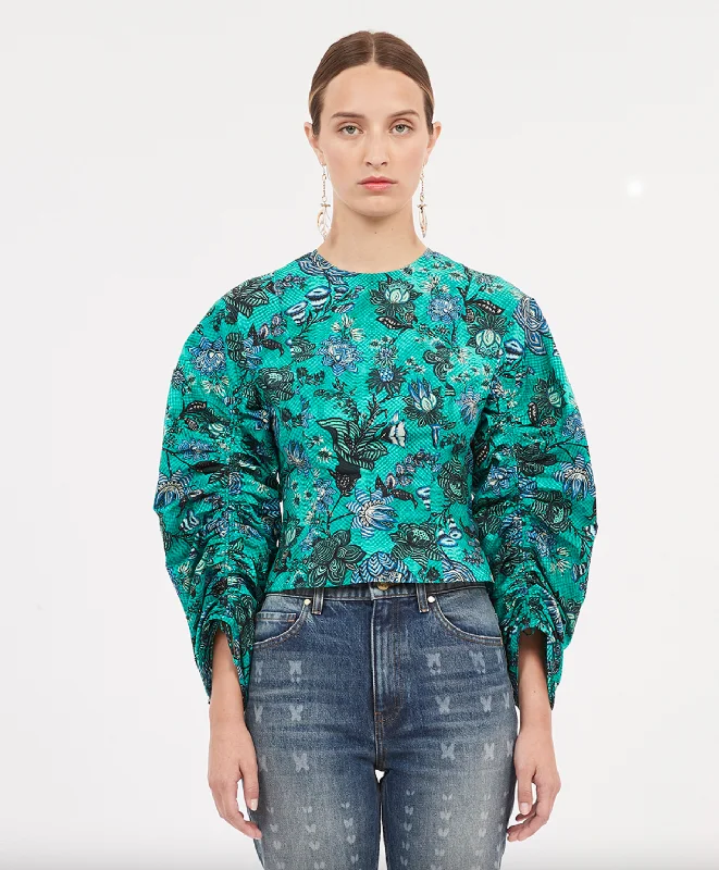 Lorna Blouse - Jade Romantic Lace Blouse