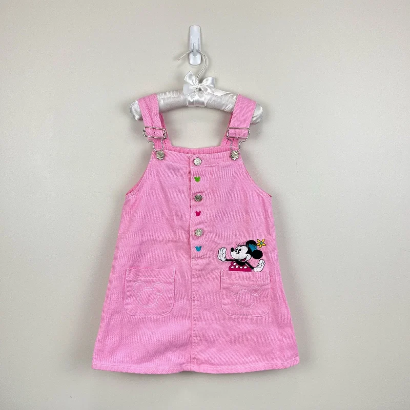 Vintage Mickey & Co Pink Denim Jumper 6 Silk Blend Satin Velvet