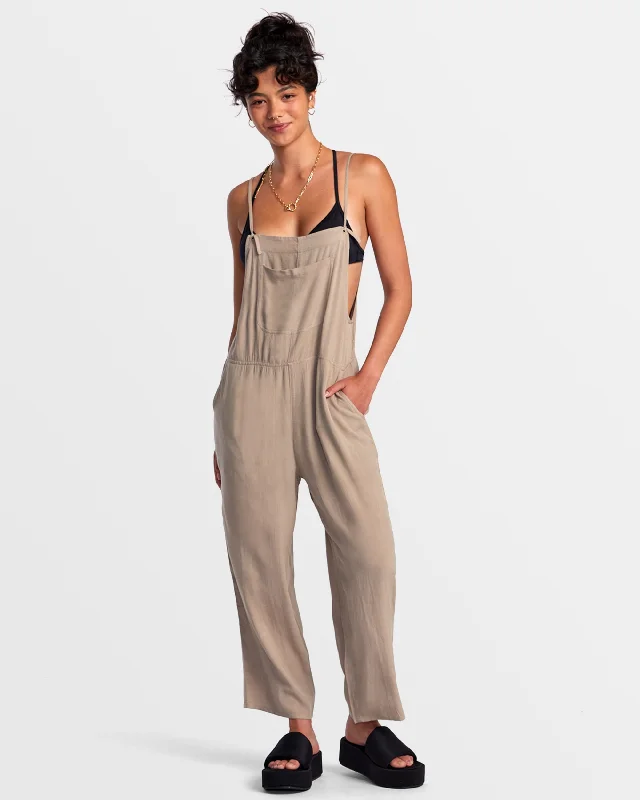 Zula Jumper Cover-Up - Dark Khaki Silk Blend Satin Velvet