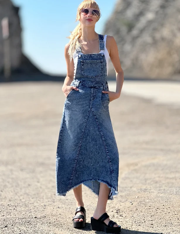 Pieced Denim Jumper Print Jacquard Patchwork