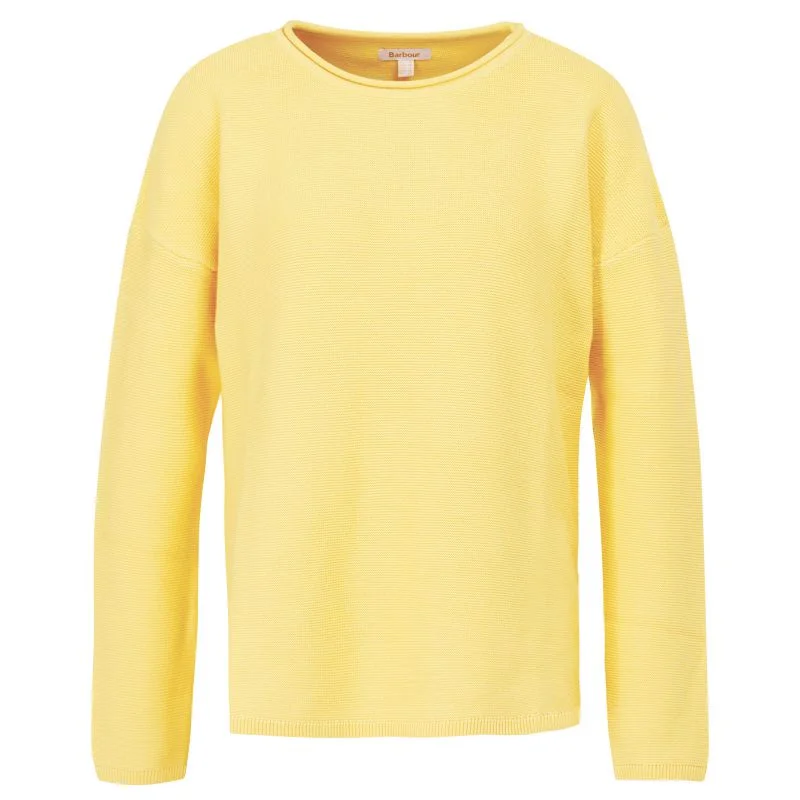 Barbour Mariner Ladies Knit Jumper - Sunrise Zippered Front Buttoned Front Snap Front