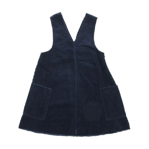 Blue Corduroy Jumper Elasticated Padded Insulated