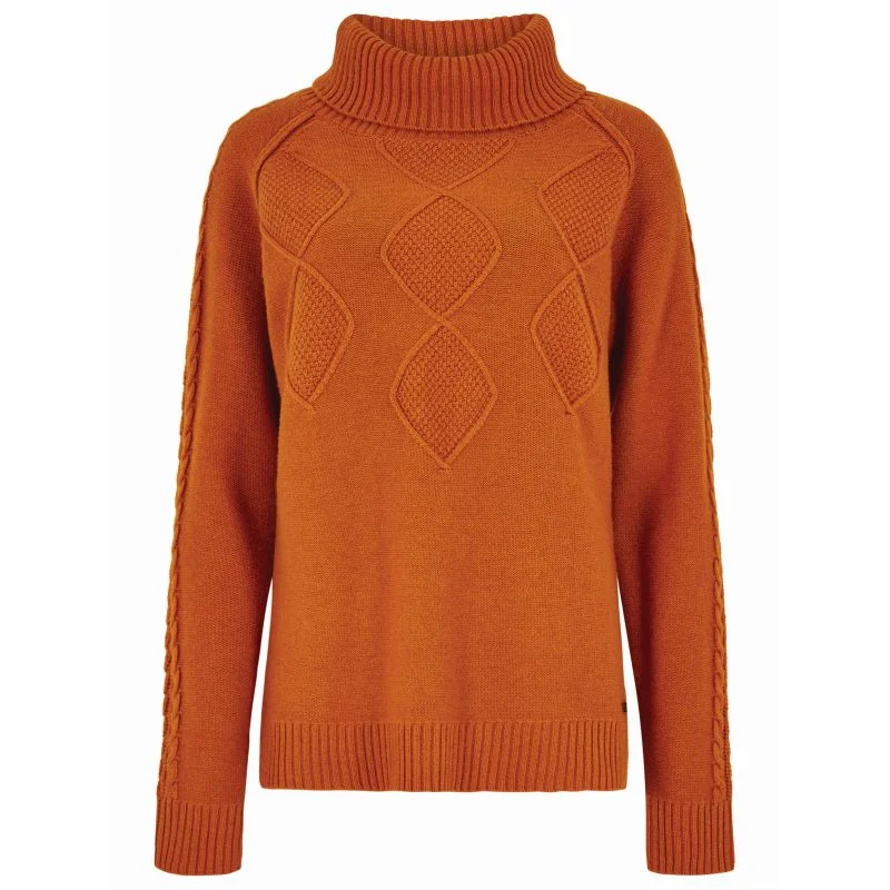 Dubarry Belleek Ladies Roll Neck Jumper - Cayenne Stylish Fashionable Trendy