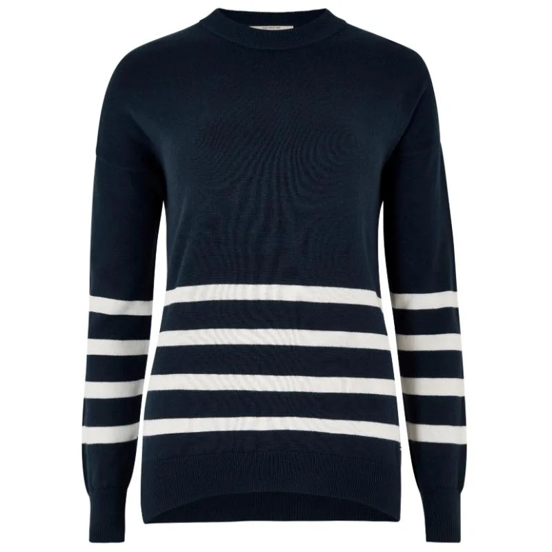 Dubarry Peterswell Ladies Cashmere Mix Jumper - Navy Stylish Fashionable Trendy