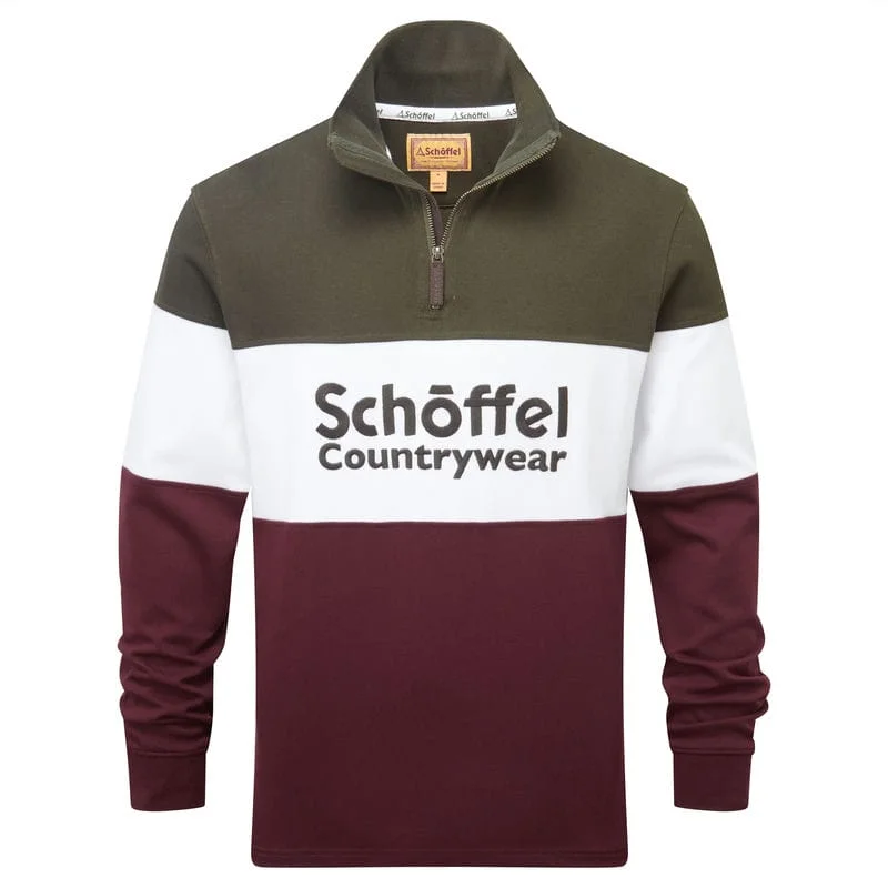 Schoffel Exeter Heritage 1/4 Zip Jumper - Wine Wool Fabric Cashmere Fabric Tweed Fabric Schoffel Exeter Heritage 1/4 Zip Jumper - Wine Wool Fabric Cashmere Fabric Tweed Fabric