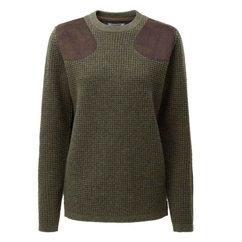 Schoffel Gairloch Ladies Lambswool Mix Jumper - Grousemoor Polka Dot Checkered Tartan