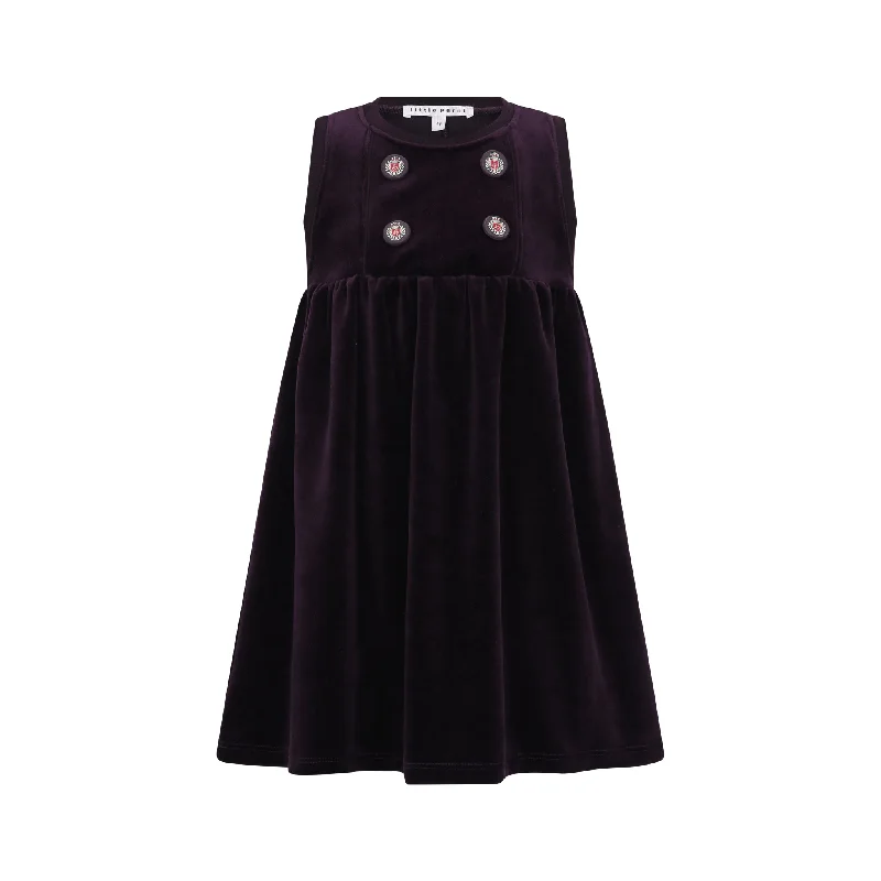Velour plum jumper by Little Parni Anti-Pilling Anti-Shrink Durable