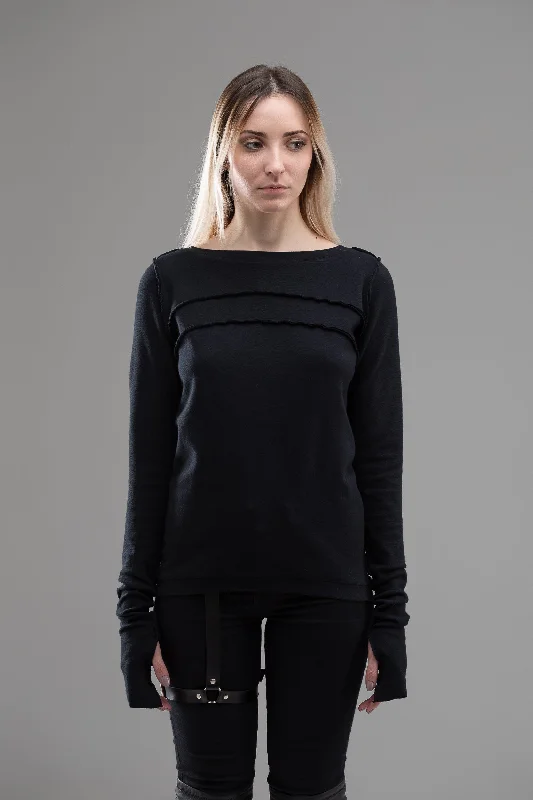 Black gothic jumper Modern Contemporary Chic