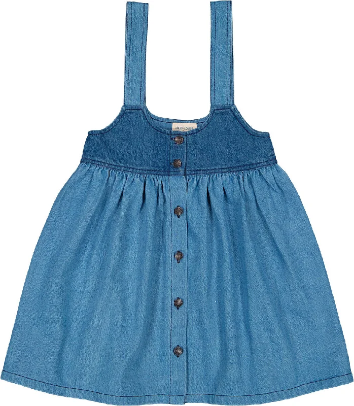 LOUIS LOUISE BLUE DENIM PATCHWORK CARAMBA JUMPER Spandex Blend Rayon Blend Denim Blend