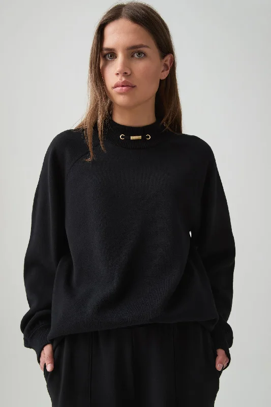 Raglan Knitted Jumper 401 Mesh Fabric Canvas Fabric Denim Fabric