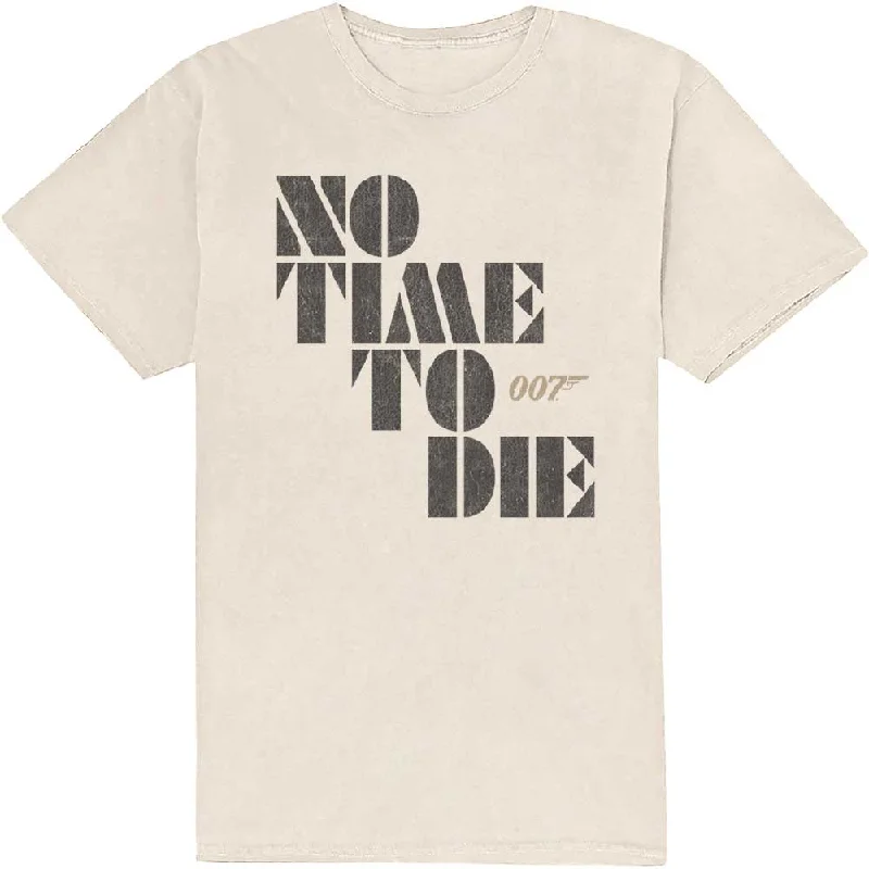 James Bond 007 | Official Band T-Shirt | No Time to Die Graphic T-Shirt Round Neck Polyester James Bond 007 | Official Band T-Shirt | No Time to Die Graphic T-Shirt Round Neck Polyester