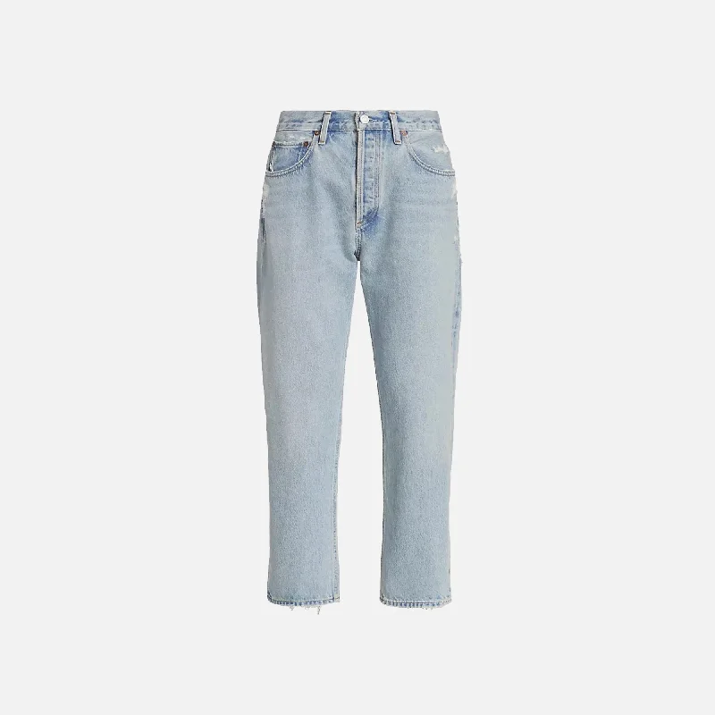 Agolde Parker Jean - Swapmeet Fashionable Button-Front Jeans