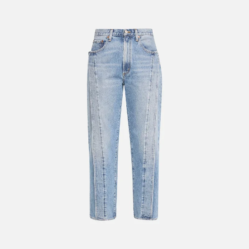 Agolde Fold Jean - Navigate Fashionable Vintage Wash Jeans