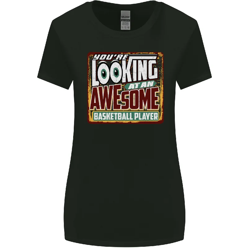 An Awesome Basketball Player Womens Wider Cut T-Shirt Faux Fur Fabric Real Fur Fabric Shearling Fabric An Awesome Basketball Player Womens Wider Cut T-Shirt Faux Fur Fabric Real Fur Fabric Shearling Fabric