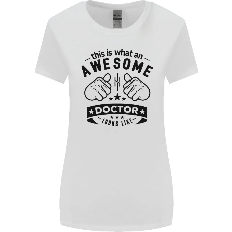 An Awesome Doctor Looks Like GP Funny Womens Wider Cut T-Shirt Chenille Blend Fleece Blend Nylon Blend An Awesome Doctor Looks Like GP Funny Womens Wider Cut T-Shirt Chenille Blend Fleece Blend Nylon Blend