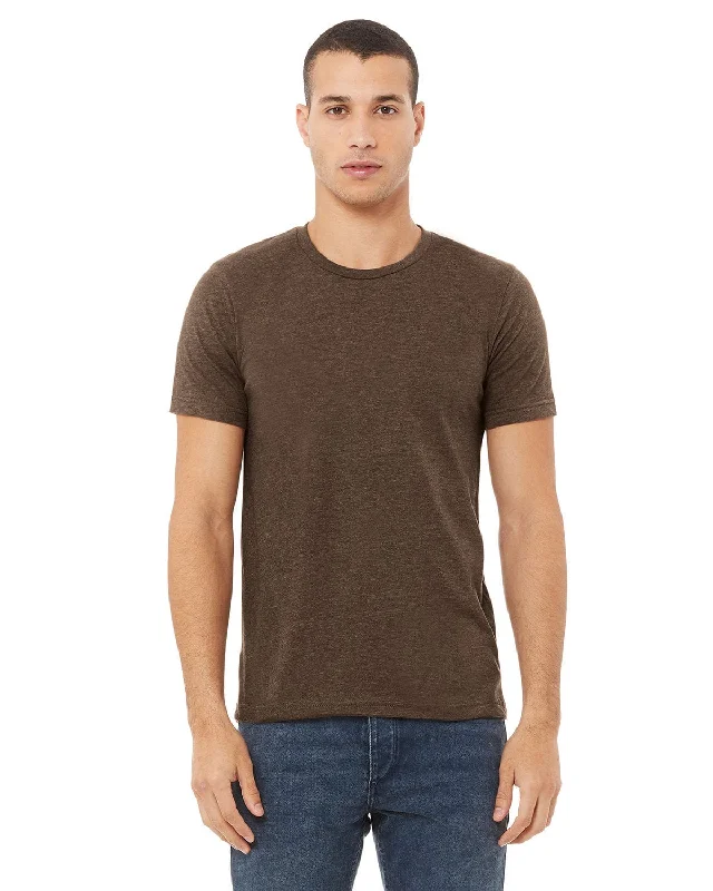 Bella+Canvas Unisex Heather CVC T-Shirt | Heather Brown Cashmere Blend Cotton Blend Poly Blend Bella+Canvas Unisex Heather CVC T-Shirt | Heather Brown Cashmere Blend Cotton Blend Poly Blend