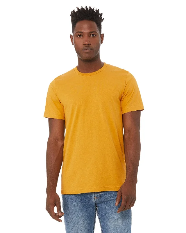 Bella+Canvas Unisex T-Shirt | Mustard Lace Blend Ribbed Blend Corduroy Blend