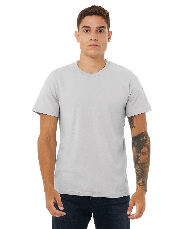 Bella+Canvas Unisex T-Shirt | Sld Athletc Grey Chenille Blend Fleece Blend Nylon Blend