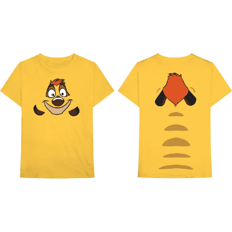 Disney | Official Band T-Shirt | Lion King Timon (Back Print) Fashionable Trendy Casual