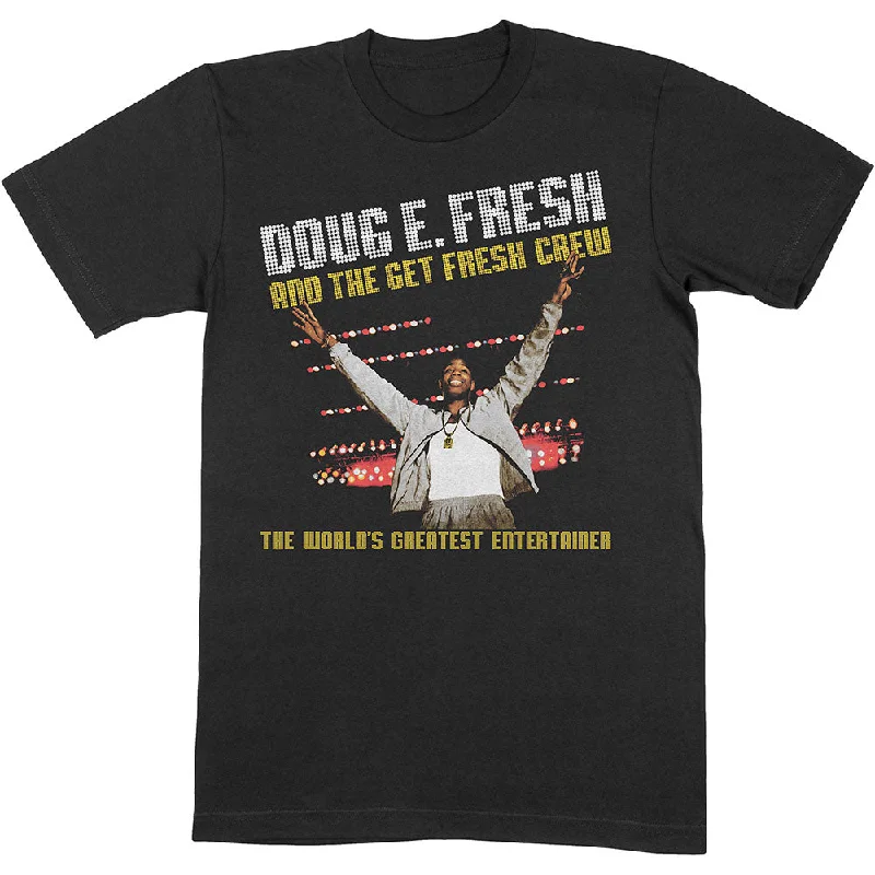 Doug E. Fresh | Official Band T-Shirt | The World's Greatest Fitted T-Shirt Seamless Stretchy