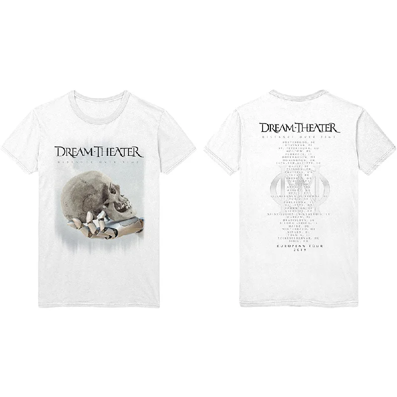 Dream Theater | Official Band T-Shirt | Skull Fade Out (Back Print) Anti-Pilling Machine Wash Handmade
