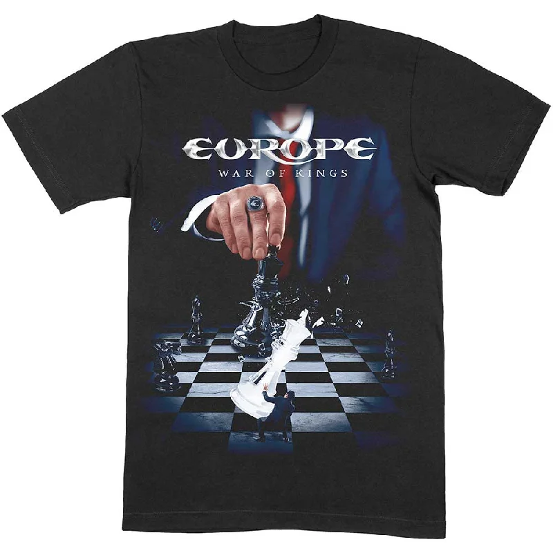 Europe | Official Band T-Shirt | War of Kings Graphic Embroidered Appliqued
