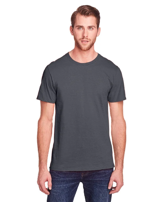 Fruit of the Loom Adult ICONIC T-Shirt | Charcoal Grey Terry Blend Velvet Blend Canvas Blend Fruit of the Loom Adult ICONIC T-Shirt | Charcoal Grey Terry Blend Velvet Blend Canvas Blend