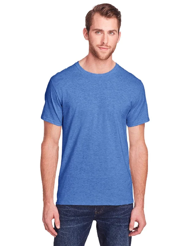 Fruit of the Loom Adult ICONIC T-Shirt | Retro Hth Royal Chenille Fabric Brocade Fabric Lace Fabric Fruit of the Loom Adult ICONIC T-Shirt | Retro Hth Royal Chenille Fabric Brocade Fabric Lace Fabric