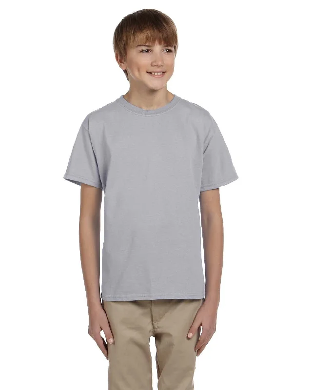 Fruit of the Loom Youth T-Shirt | Athletic Heather Layered Multi-layer Single Layer