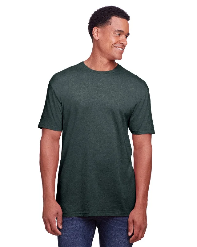 Gildan Mens Softstyle CVC T-Shirt | Steel Blue Rayon Fabric Velvet Fabric Corduroy Fabric