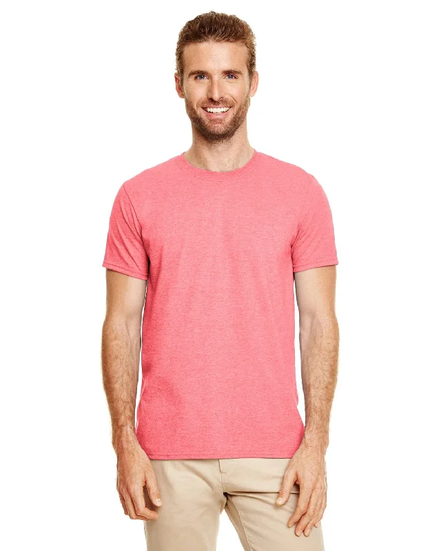 Gildan SoftStyle T-Shirt | Hthr Coral Silk Nylon Fabric Polyester Fabric Spandex Fabric Gildan SoftStyle T-Shirt | Hthr Coral Silk Nylon Fabric Polyester Fabric Spandex Fabric