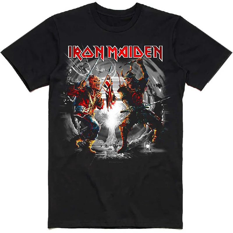 Iron Maiden | Official Band T-Shirt | Trooper 2022 Collared T-Shirt Boat Neck A-Line Iron Maiden | Official Band T-Shirt | Trooper 2022 Collared T-Shirt Boat Neck A-Line