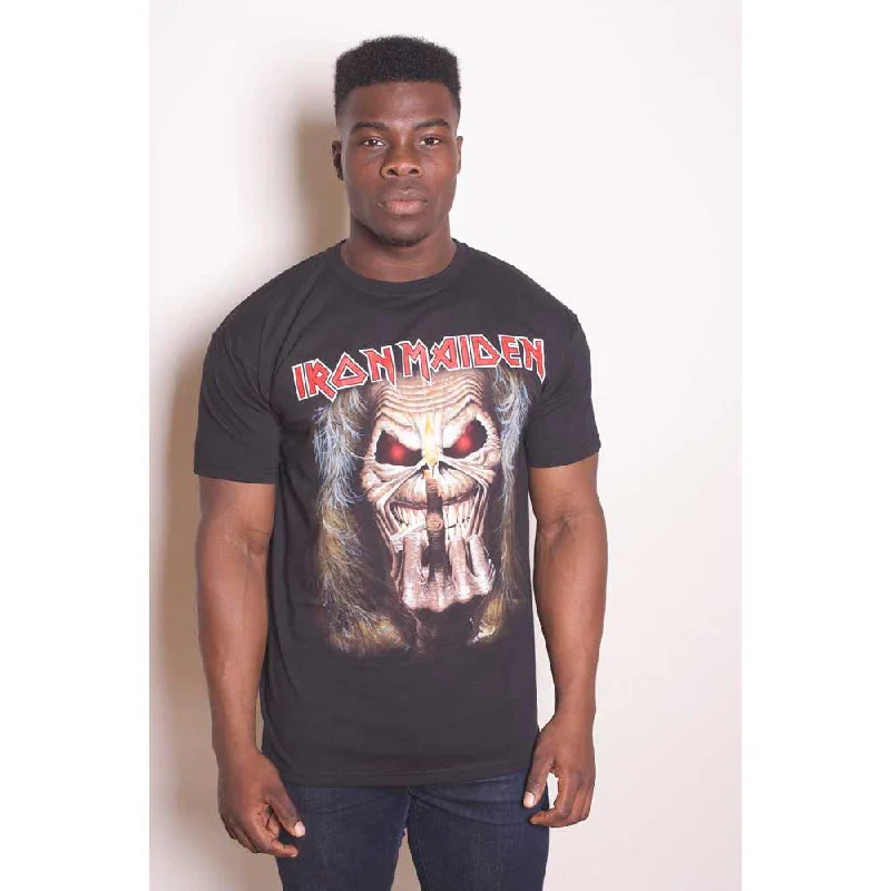 Iron Maiden | Official Band T-Shirt | Eddie Candle Finger Cotton Fabric Linen Fabric Terry Fabric Iron Maiden | Official Band T-Shirt | Eddie Candle Finger Cotton Fabric Linen Fabric Terry Fabric