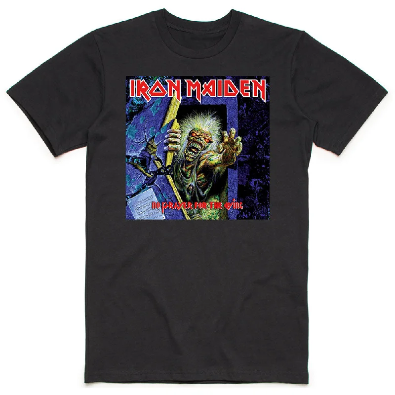 Iron Maiden | Official Band T-Shirt | No Prayer for the Dying Zippered Front Buttoned Front Snap Front Iron Maiden | Official Band T-Shirt | No Prayer for the Dying Zippered Front Buttoned Front Snap Front