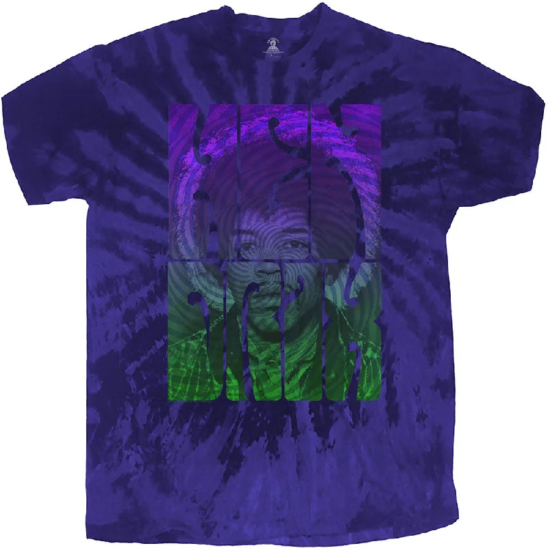 Jimi Hendrix | Official Band T-Shirt | Swirly Text (Dip-Dye) Machine Wash Dry Clean Hand Wash Jimi Hendrix | Official Band T-Shirt | Swirly Text (Dip-Dye) Machine Wash Dry Clean Hand Wash