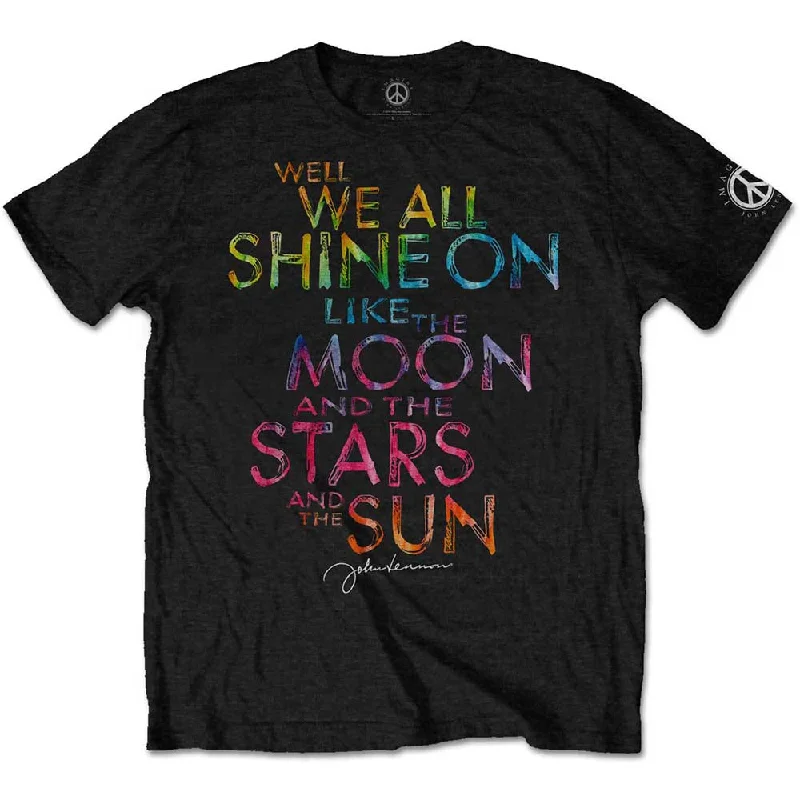 John Lennon | Official Band T-Shirt | Shine On Knit Fabric Woven Fabric Fleece Fabric John Lennon | Official Band T-Shirt | Shine On Knit Fabric Woven Fabric Fleece Fabric