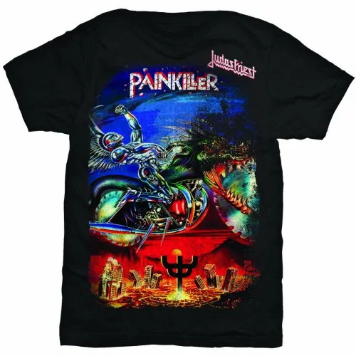 Judas Priest | Official Band T-Shirt | Painkiller Collared Crew Neck Turtle Neck