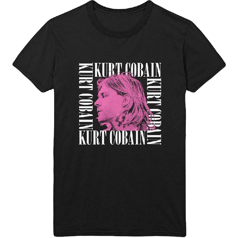 Kurt Cobain | Official Band T-Shirt | Head Shot Frame Welt Pockets Slit Pockets Flap Pockets Kurt Cobain | Official Band T-Shirt | Head Shot Frame Welt Pockets Slit Pockets Flap Pockets