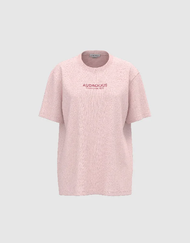 Letter Printed Crew Neck T-Shirt Basic T-Shirt Crew Neck Short Sleeve