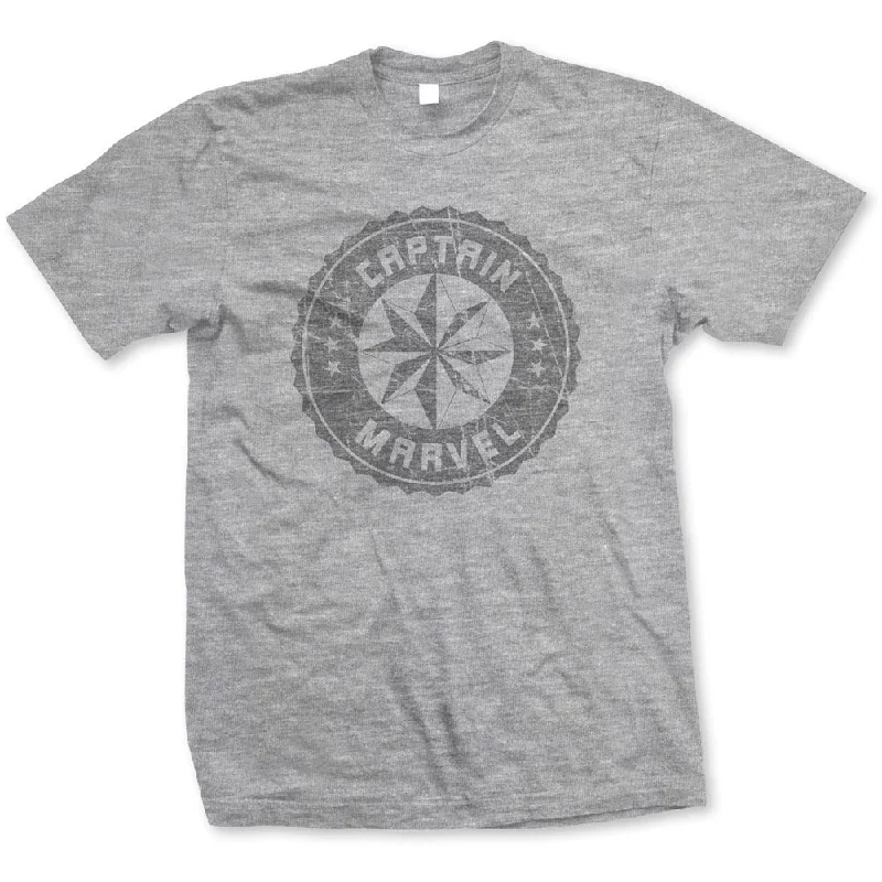 Marvel Comics | Official Band T-Shirt | Captain Marvel Circle Front Pockets Side Pockets Patch Pockets Marvel Comics | Official Band T-Shirt | Captain Marvel Circle Front Pockets Side Pockets Patch Pockets