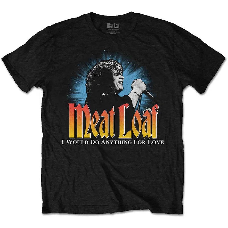 Meat Loaf | Official Band T-Shirt | Live Houndstooth Herringbone Solid