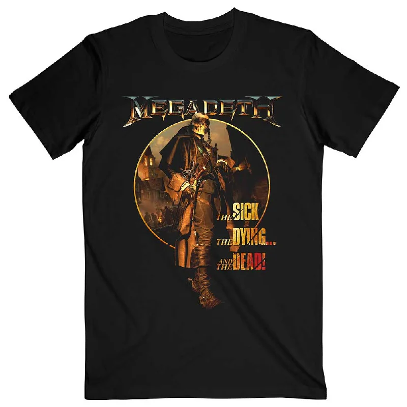 Megadeth | Official Band T-Shirt | The Sick, The Dying … And the Dead Circle Album Art Front Pockets Side Pockets Patch Pockets