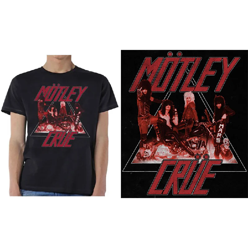 Motley Crue | Official Band T-Shirt | Too Fast Cycle Welt Pockets Slit Pockets Flap Pockets Motley Crue | Official Band T-Shirt | Too Fast Cycle Welt Pockets Slit Pockets Flap Pockets