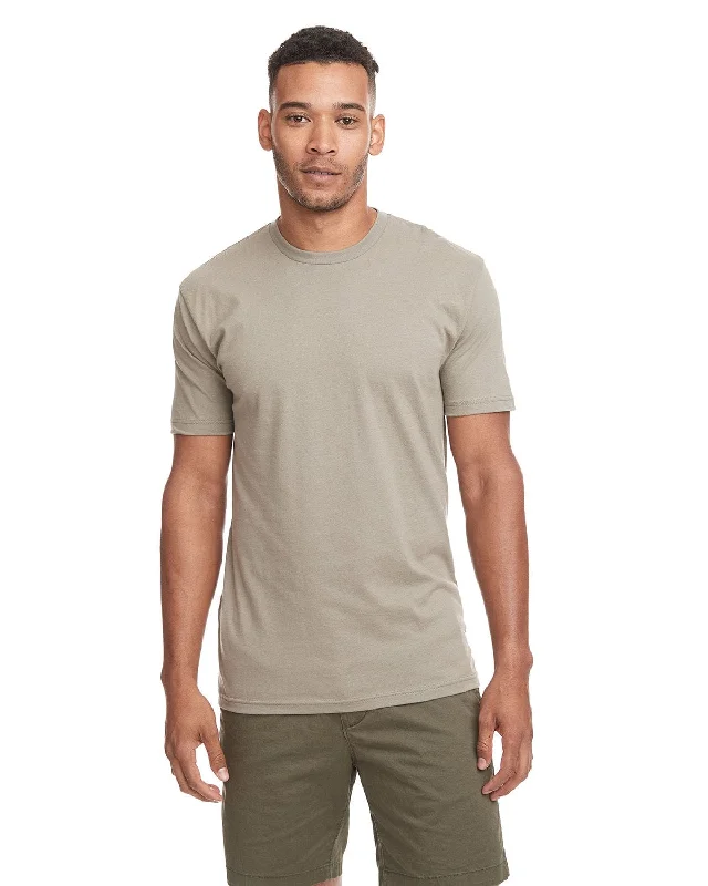 Next Level Unisex Short Sleeve T-Shirt | Sand Striped Floral Plaid