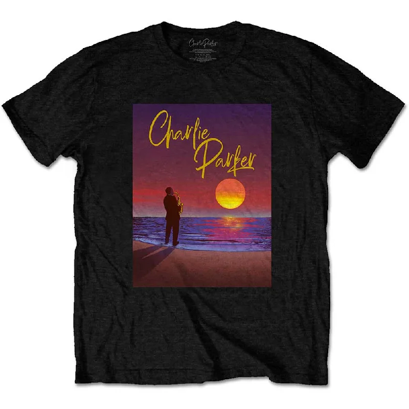 Charlie Parker | Official Band T-Shirt | Purple Sunset Oversized T-Shirt Spandex breathable Charlie Parker | Official Band T-Shirt | Purple Sunset Oversized T-Shirt Spandex breathable