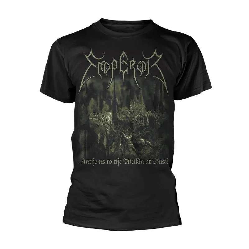Emperor | Official Band T-shirt | Anthems 2017 (back print) Striped Floral Plaid