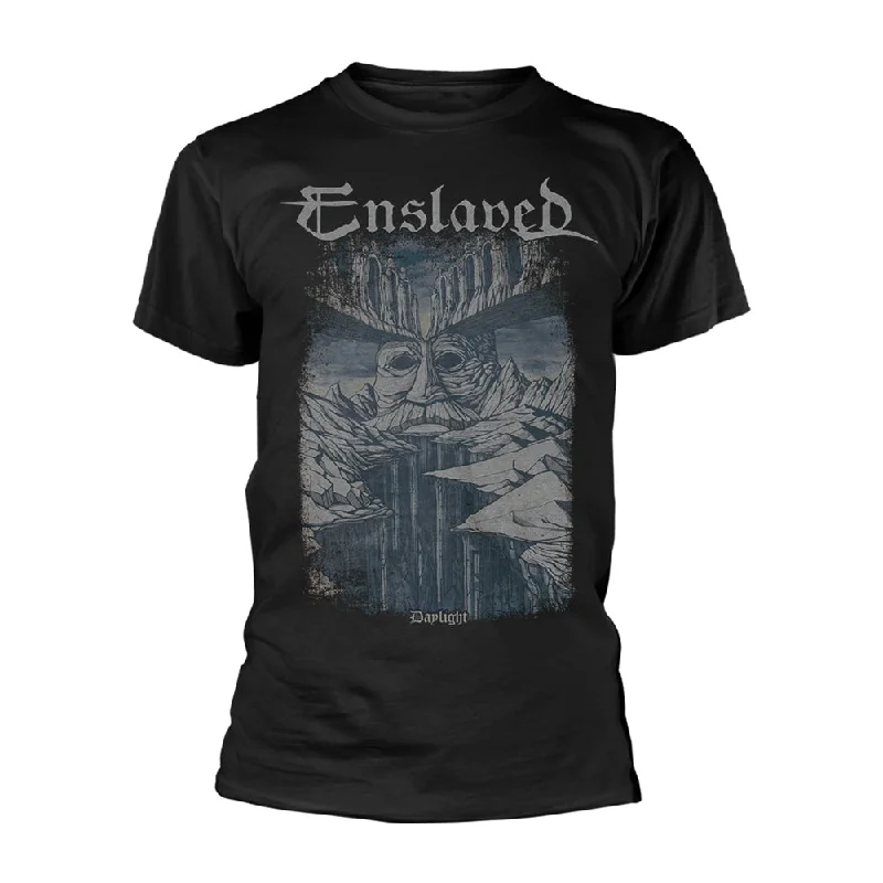 Enslaved Unisex T-shirt: Daylight Zippered Front Buttoned Front Snap Front