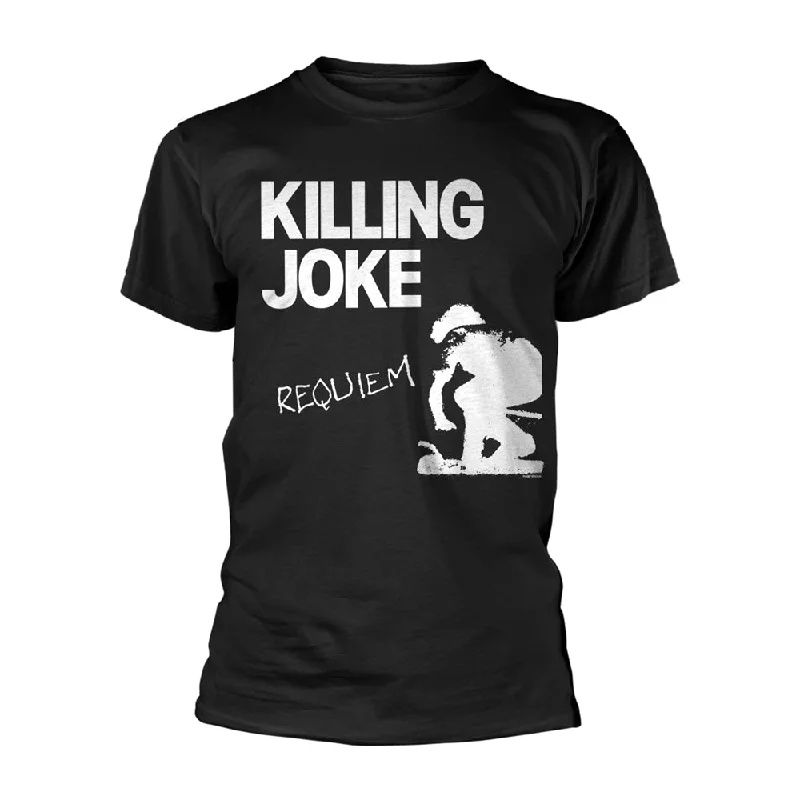 Killing Joke Unisex T-shirt: Requiem Embroidered Appliqued Beaded